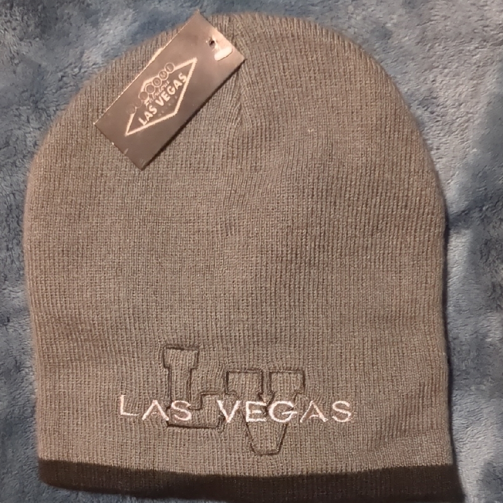 Gray Las Vegas Beanie